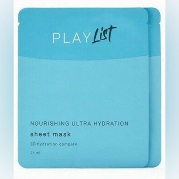 NWT Play List Nourishing Ultra Hydration Sheet Mask 3D Hydration Complex - Picture 1 of 3